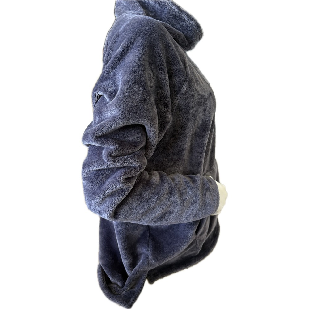 NWOT Champion Women's XL Gray Fleece Wearable Blanket Sweatshirt Snuggle Lounger - Picture 3 of 10